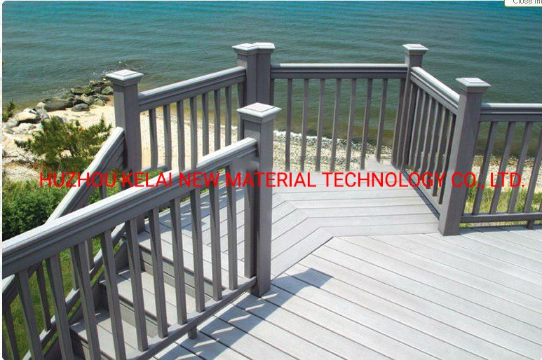 Anti-UV Abrasion Resistant Outdoor Decoration Handrail WPC Railing