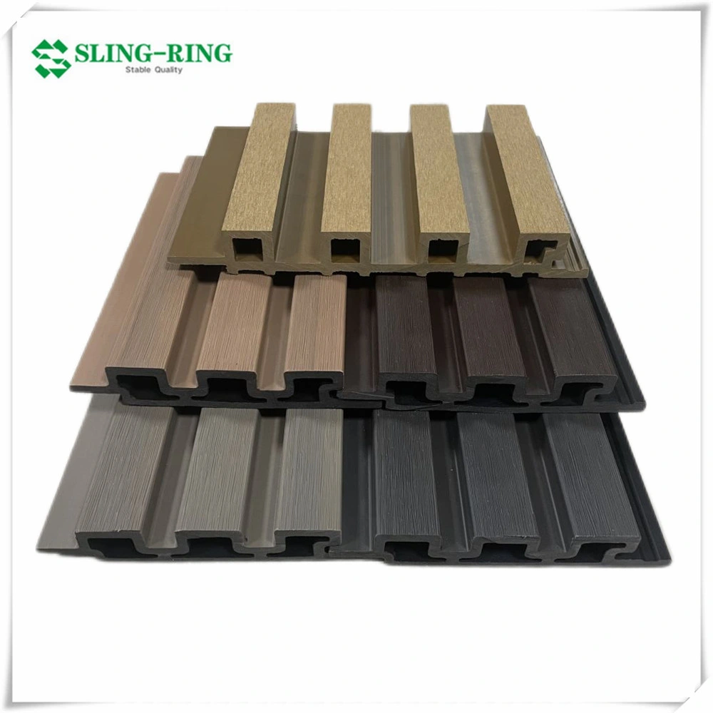 Hot Selling Outdoor Wood Plastic Composite PVC Durable Decoration Waterproof Co-Extrusion Cladding WPC Wall Panel