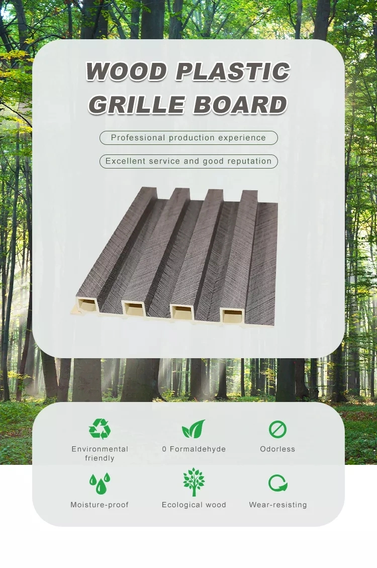 Good Quality 2022 New Co-Extrusion Outdoor WPC Cladding Wood Plastic Composite Exterior WPC Wall Panel