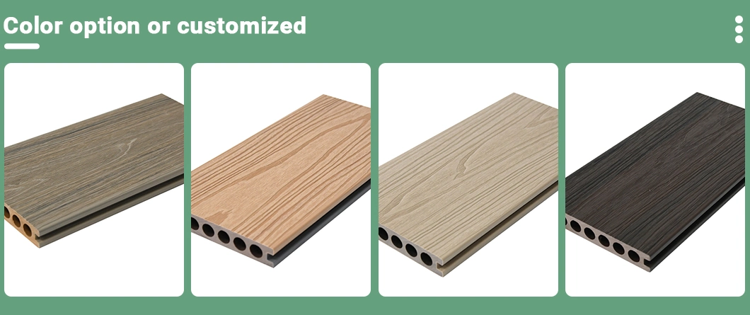 New Generation Durable Waterproof Natural Wood Texture Co-Extrusion WPC Wood Plastic Composite Decking Flooring