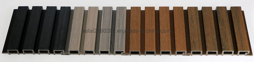 Waterproof Fluted 3D WPC Co-Extrusion Wood Plastc Composite Cladding Exterior Wall Panel
