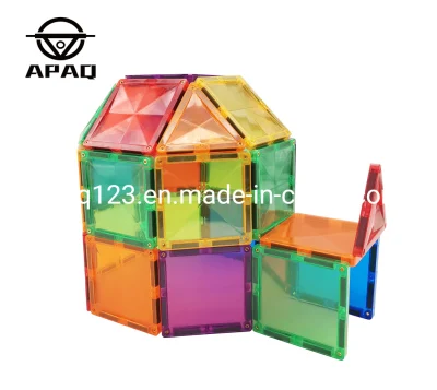 Стебель светодиодный свет 3D магнитные строительные блоки пластиковые DIY строительные игрушки развивающие игрушки магнитная плитка