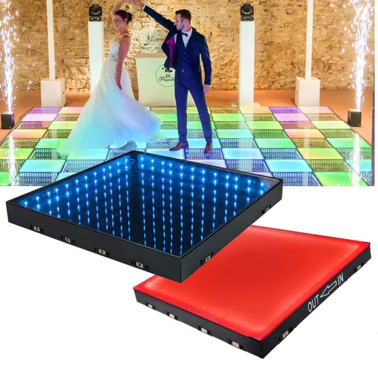 Беспроводная магнитная дискотека DJ Party 50*50 см 3D-зеркало со светодиодной подсветкой для танцевальной площадки для свадебных мероприятий
