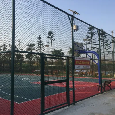 Забор края сада, забор стадиона, электрическая оцинкованная обработка поверхности, детский футбольный забор